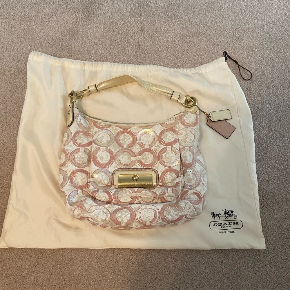 Coach monogram purse